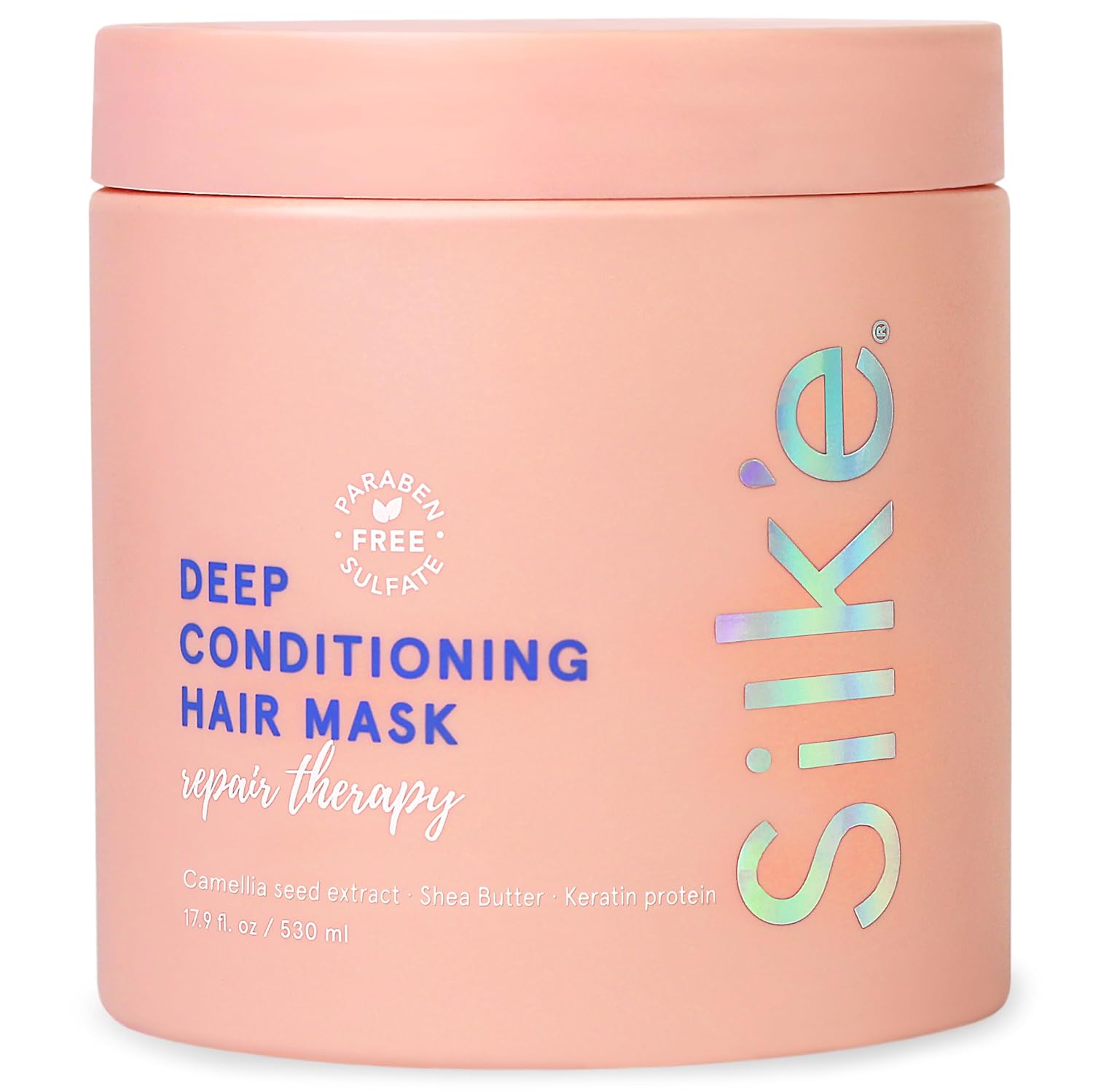 Sleek'e | Silk'e Repair Therapy Deep Conditioning Hair Mask - Treatment to Deeply Nourish Hair, Repair Split Ends & Hair Breakage - Vegan, Silicone, Paraben & Sulfate-Free (530ml)