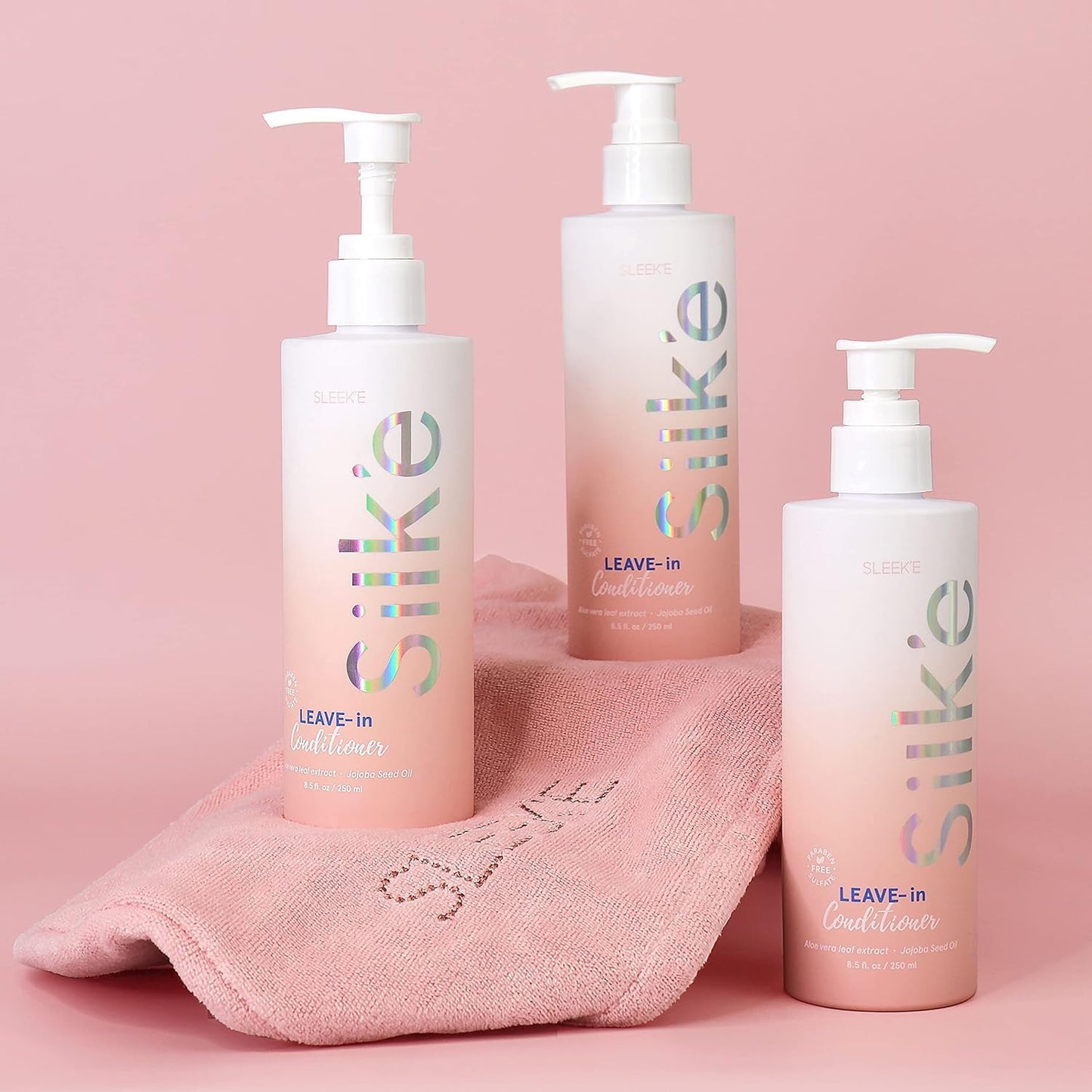 Silk'e Repair Leave-In Conditioner with Jojoba Oil, Aloe Leaf Extract, Prevent Breakage, Support Healthy Hair, All Hair Types, 250ml / 8.5oz