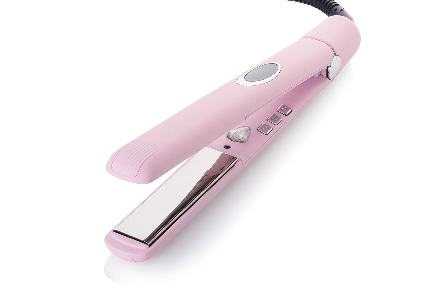 Sleek’e Hair Infrared 2" Wide Flat Iron Professional Ceramic Tourmaline-Infused Titanium Straightener (2inch, Black and Rose Gold)